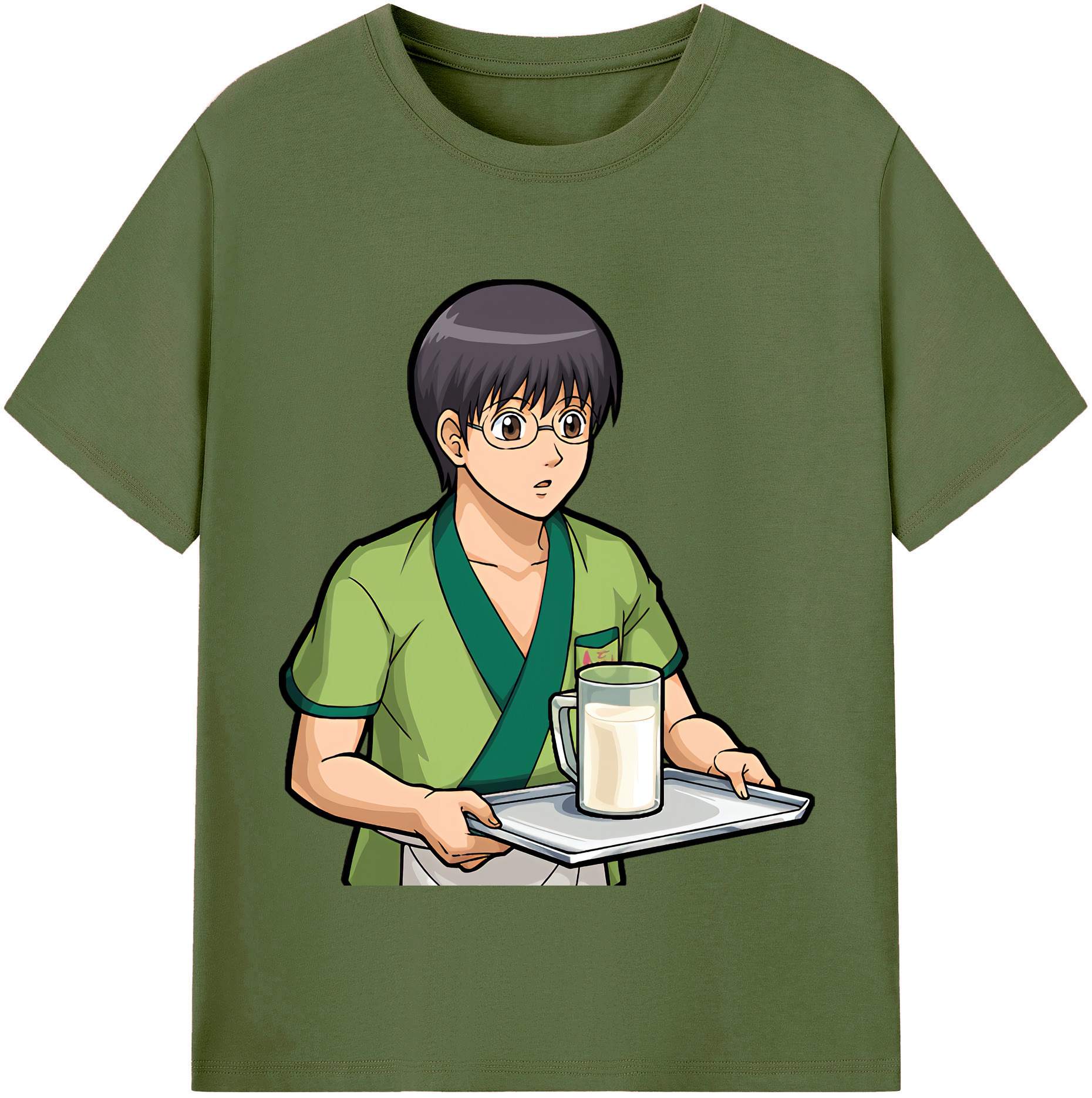 （画像用） ぎんたま 坂田銀時（さかたぎんとき） 神楽 志村新八（しむら しんぱち） GINTAMA Sakata Gintoki Kagura Shimura Shinpachi 綿100％半袖Tシャツ（フロントプリント）